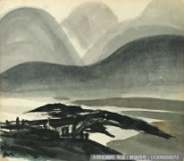 林风眠国画风景作品97 高清图片下载