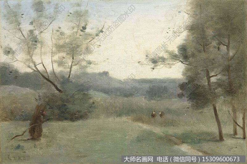 柯罗 风景油画作品大图11 高清下载