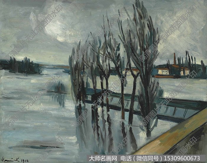 弗拉曼克 油画作品高清大图29下载