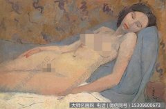 潘玉良《天鹅绒》油画作品高清大图下载