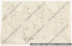 鲁本斯 素描作品62高清大图下载