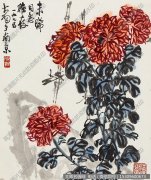 陈大羽作品《傲霜有秋菊》高清大图下载