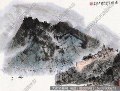 亚明 国画作品90高清大图下载